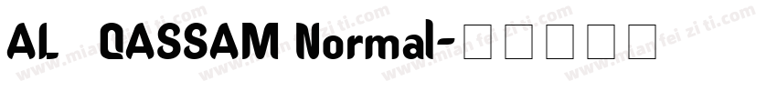 AL   QASSAM Normal字体转换